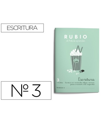 Cuaderno rubio caligrafia nº 3